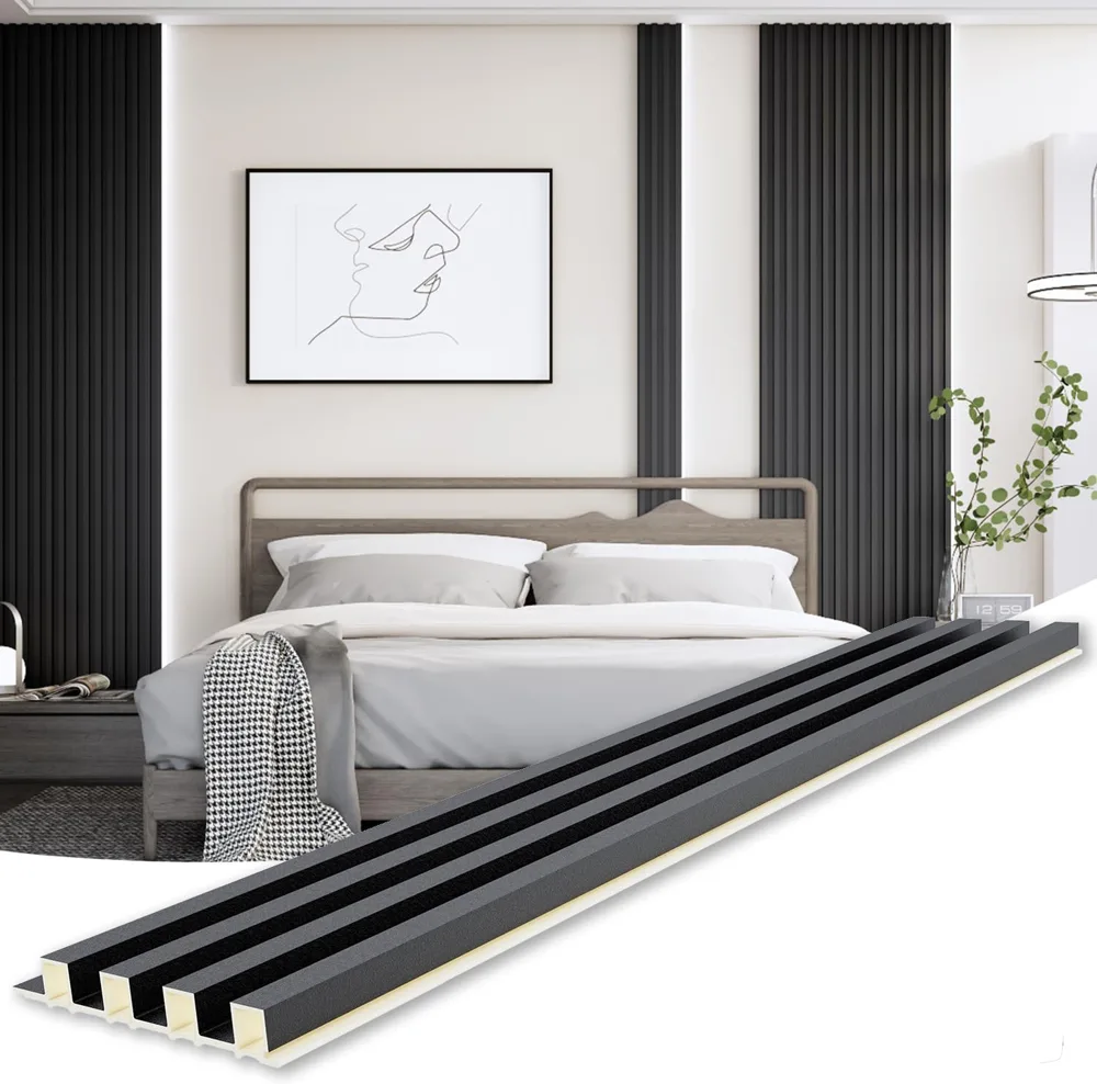 Decorative WPC Fluted Wall Panel Supplier for Interior Wall Cladding