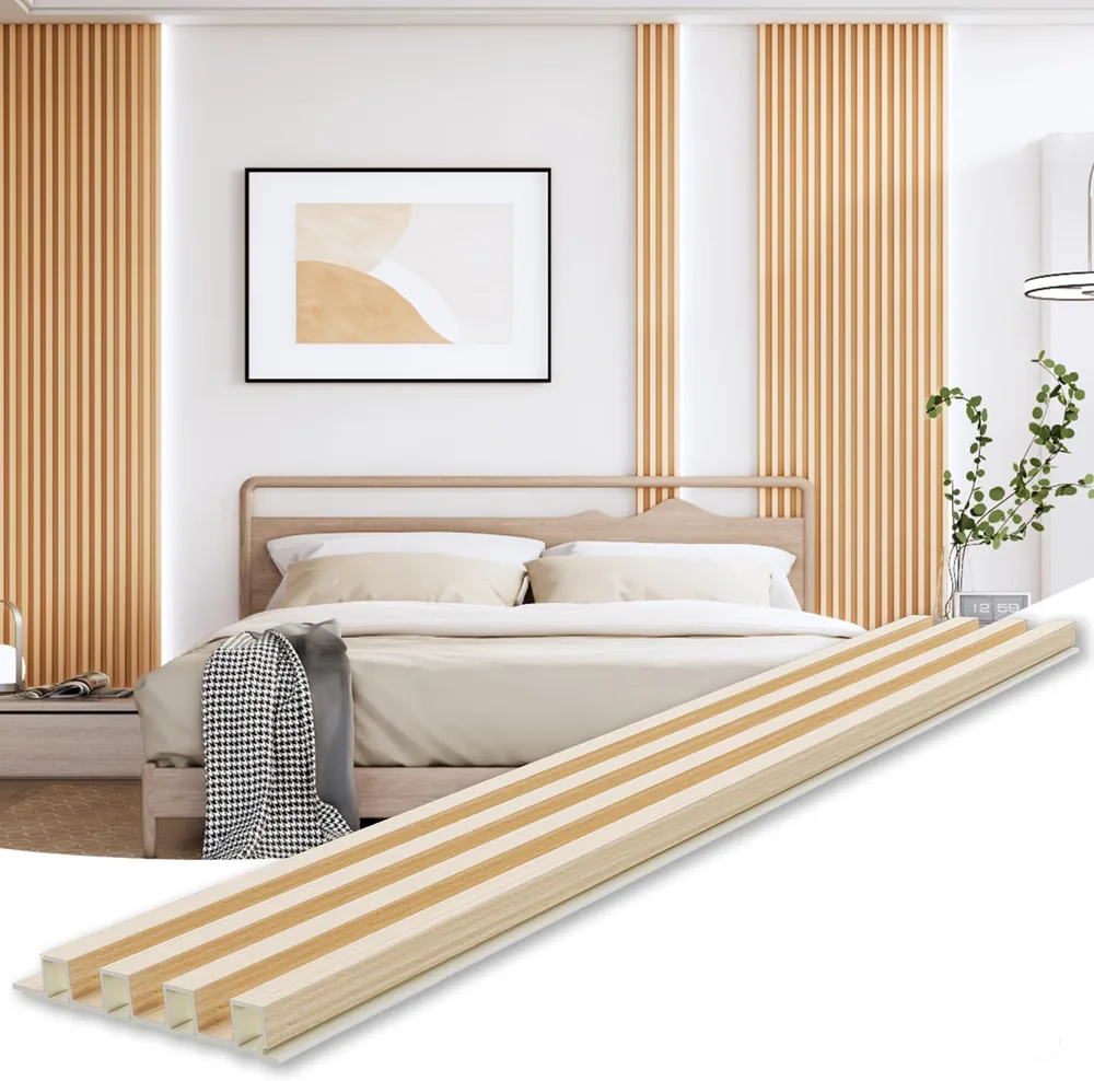 Decorative WPC Fluted Wall Panel Supplier for Interior Wall Cladding 2