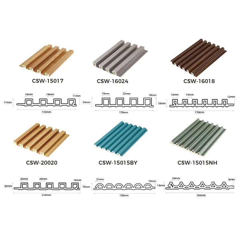 Decorative WPC Fluted Wall Panel Supplier for Interior Wall Cladding 4