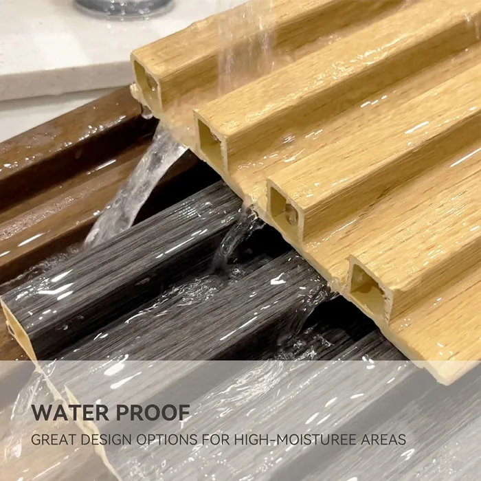 Decorative WPC Slat Wall Panel for Interior Wall Decoration 9