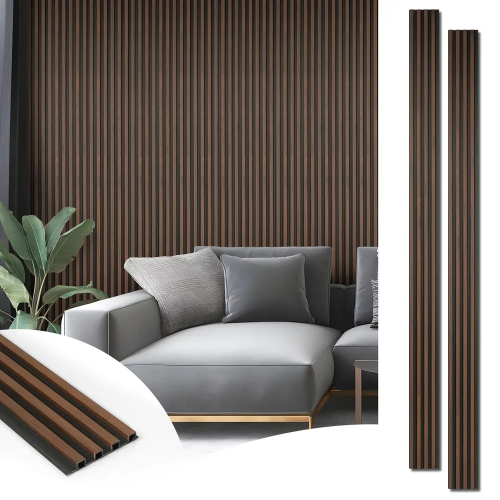 Decorative WPC Slat Wall Panel for Interior Wall Decoration 3