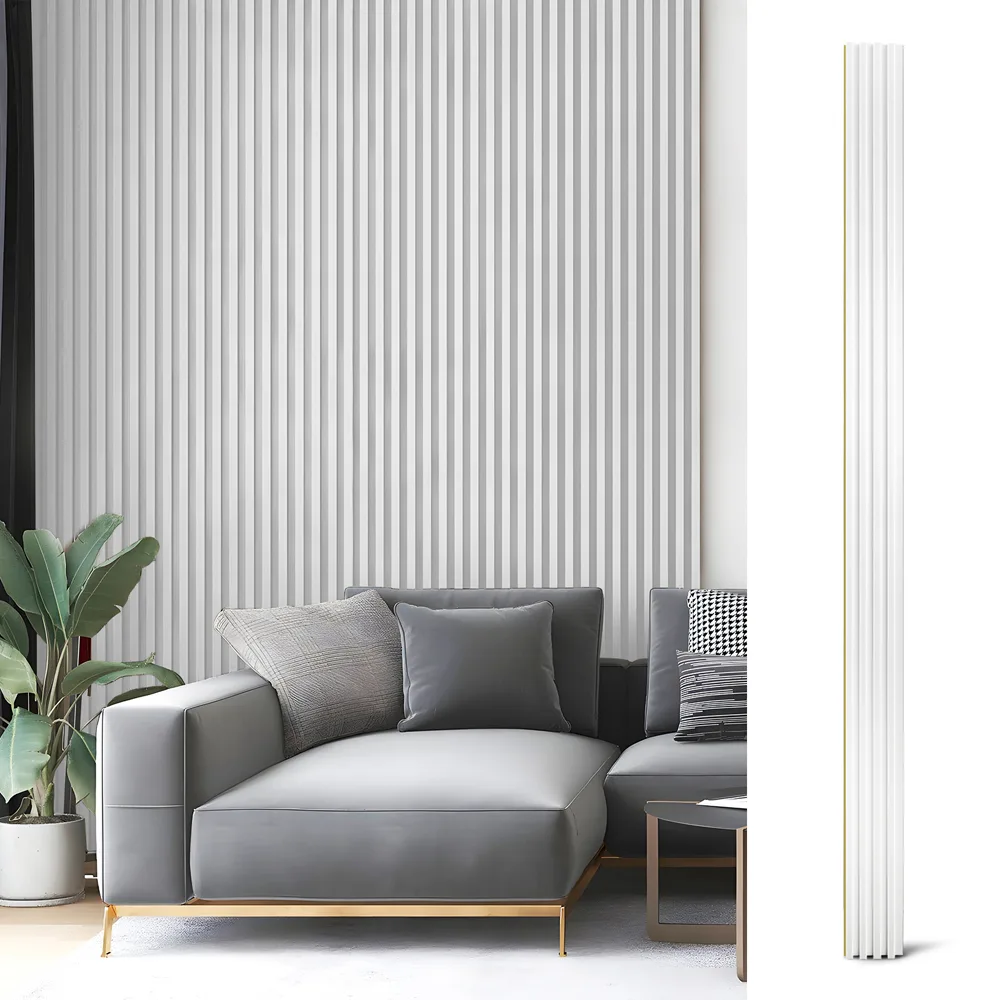 Decorative WPC Slat Wall Panel for Interior Wall Decoration 4