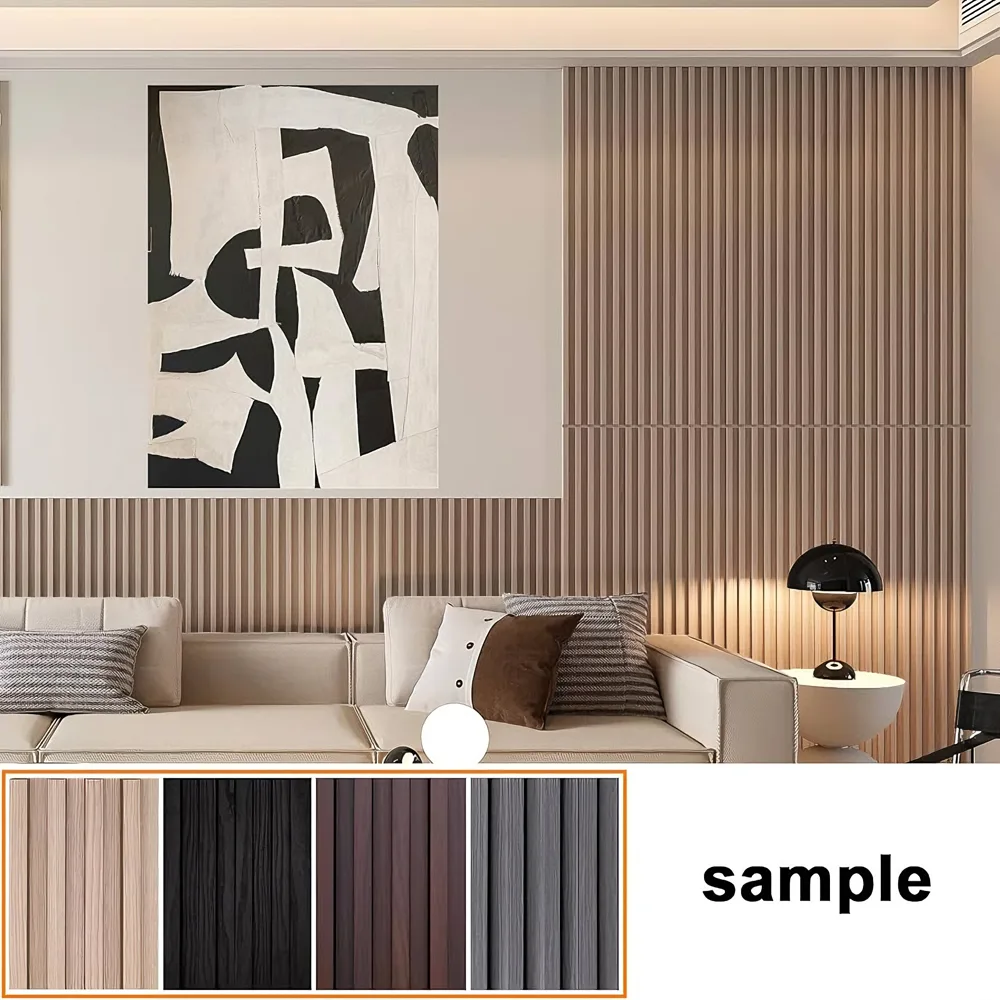 Decorative WPC Slat Wall Panel for Interior Wall Decoration 5