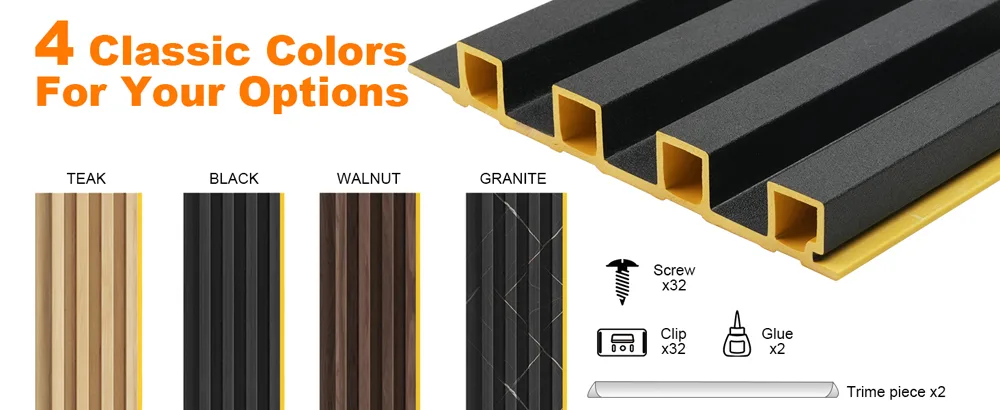 Interior Decorative WPC Wall Cladding Panel Factory for Modern Wall Projects 9