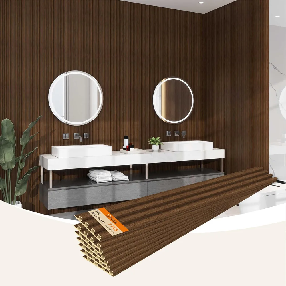 Interior Decorative WPC Wall Cladding Panel Factory for Modern Wall Projects 2
