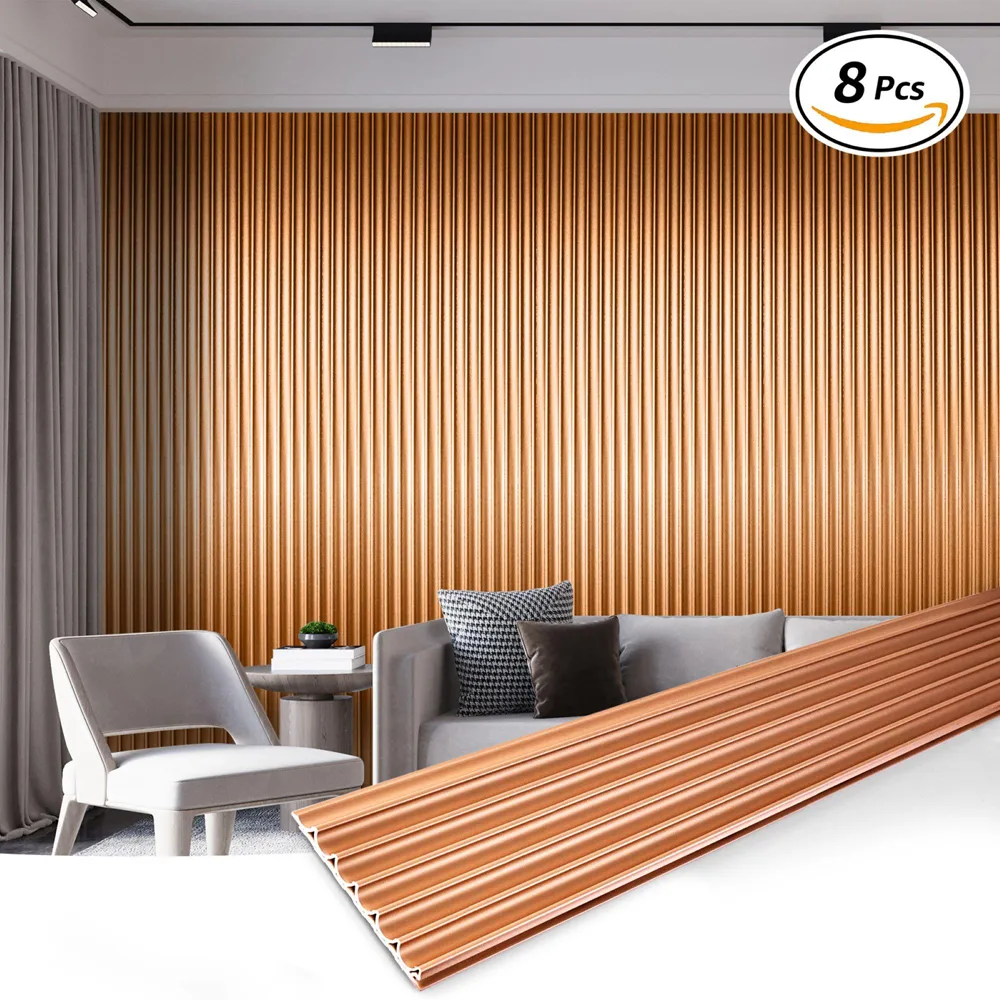 Interior Decorative WPC Wall Cladding Panel Factory for Modern Wall Projects 6