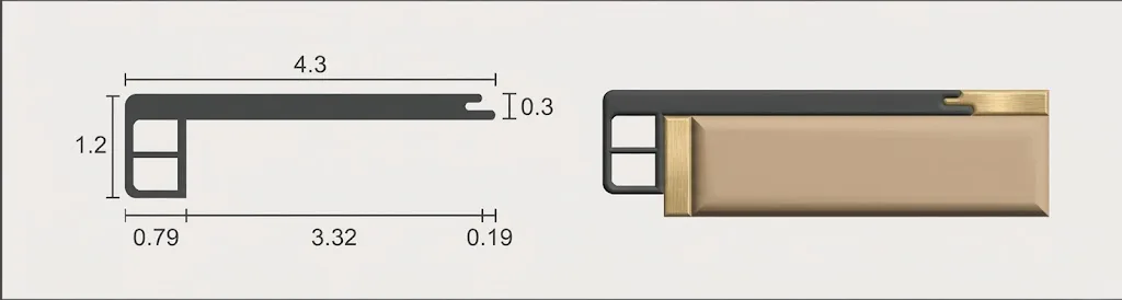 Matching SPC Flush Stair Nose for Cleaner Stair Transitions
