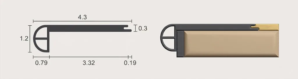 Matching SPC Flush Stair Nose for Cleaner Stair Transitions 3