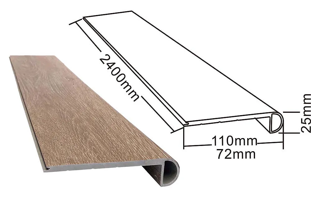 Matching SPC Flush Stair Nose for Cleaner Stair Transitions 6