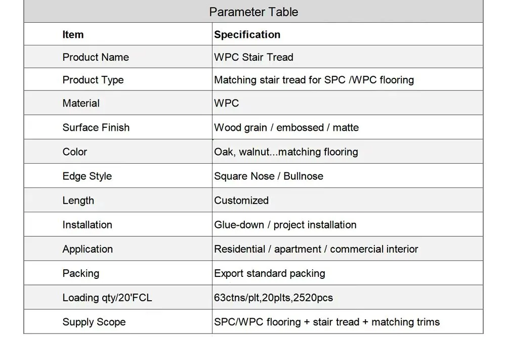 WPC Stair Tread for Better Stair-and-Floor Matching 6