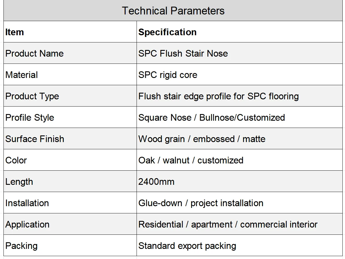 Matching SPC Flush Stair Nose for Cleaner Stair Transitions 10