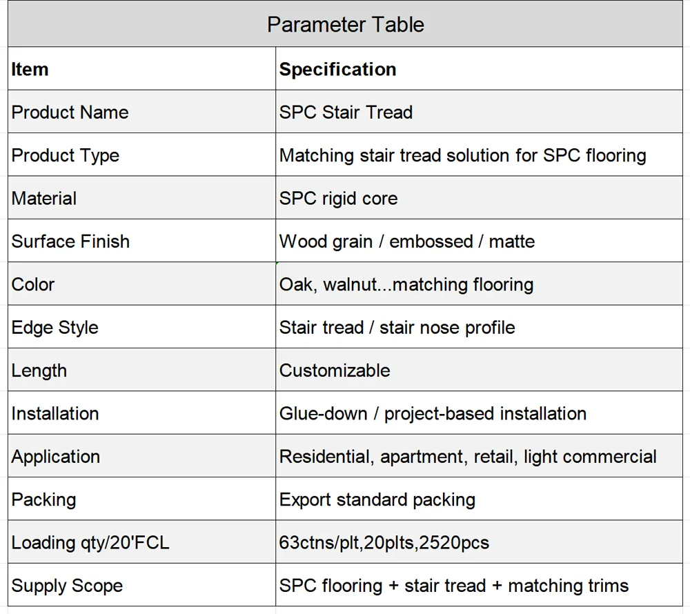 Matching SPC Stair Tread for Coordinated Flooring Projects 9