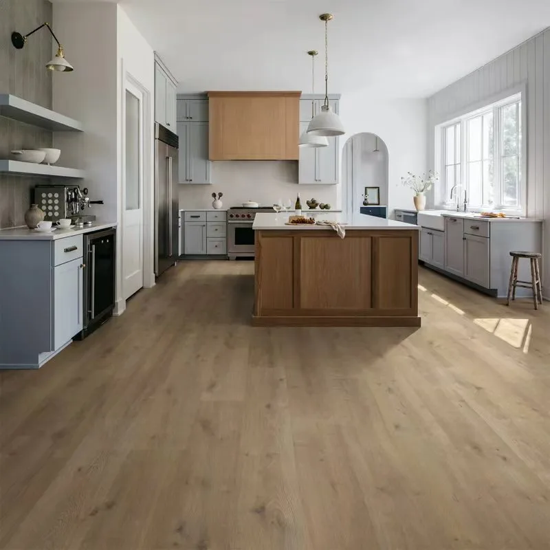 Kitchen and living flooring application